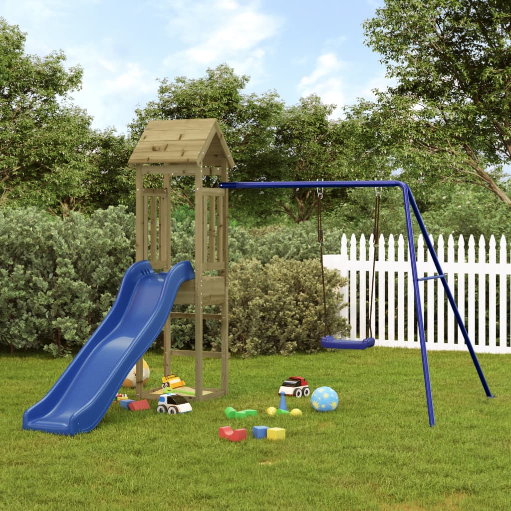 Aire De Jeux Bois Traité