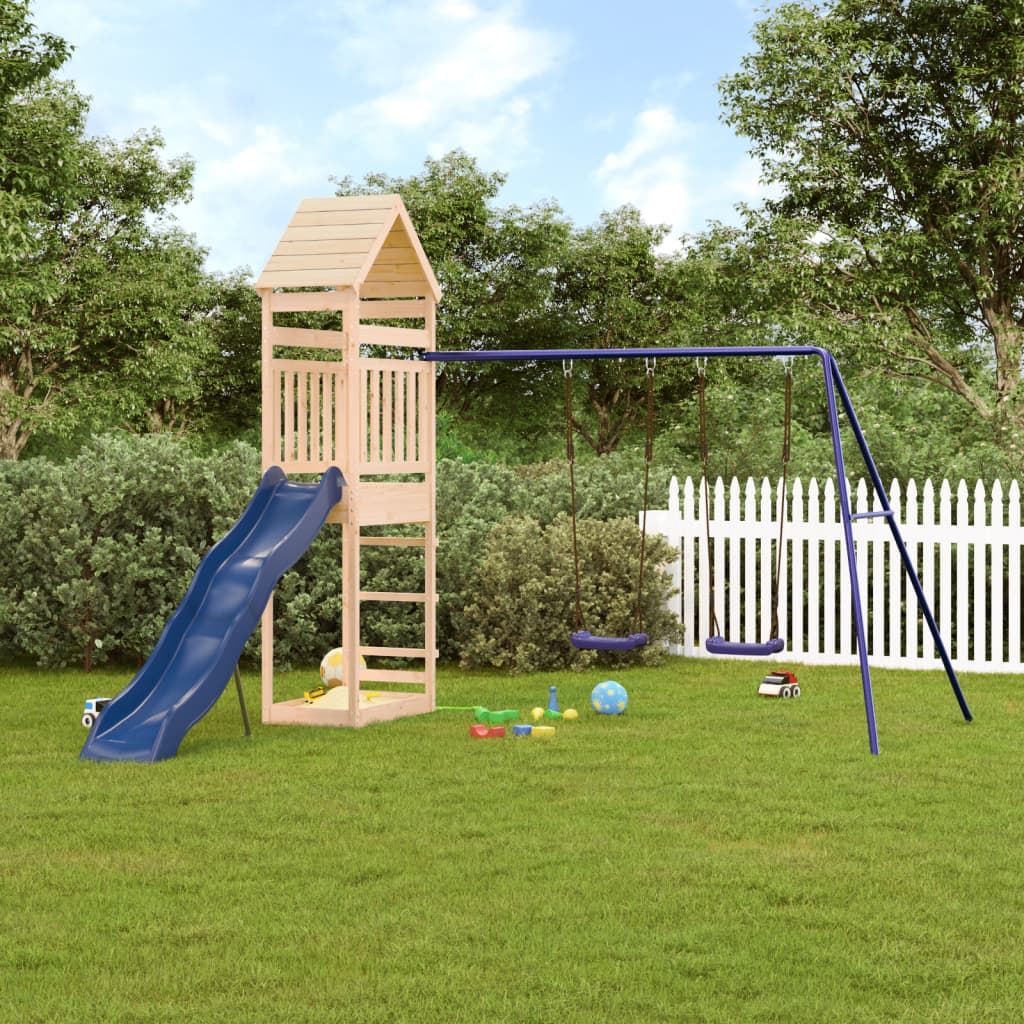 Aire De Jeux Extérieure Bois De Pin
