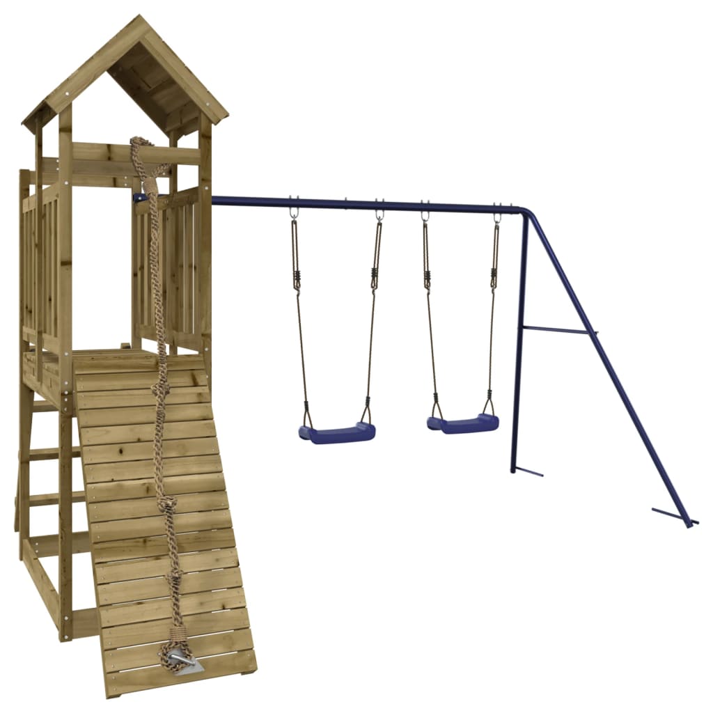 Cabane Aire De Jeux En Bois