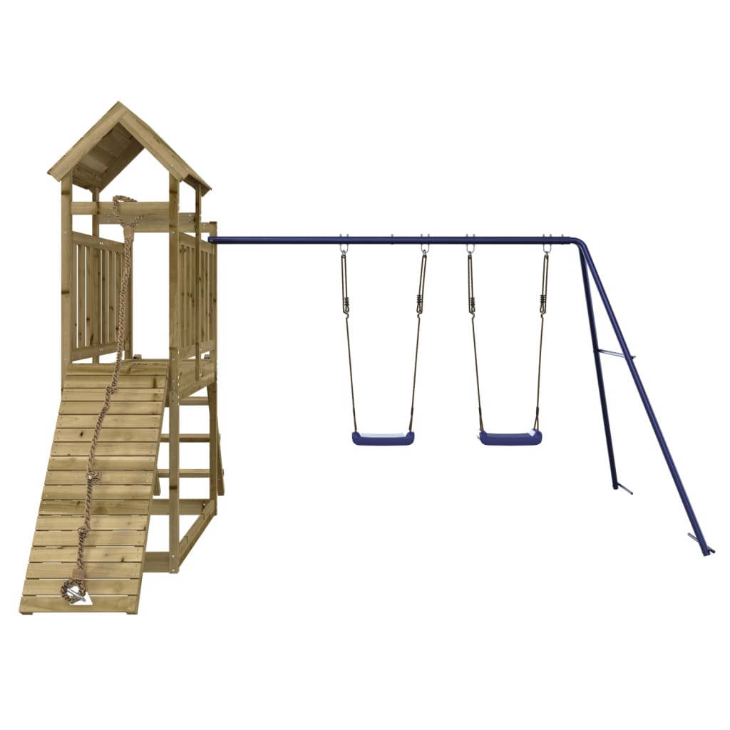 Cabane Aire De Jeux En Bois