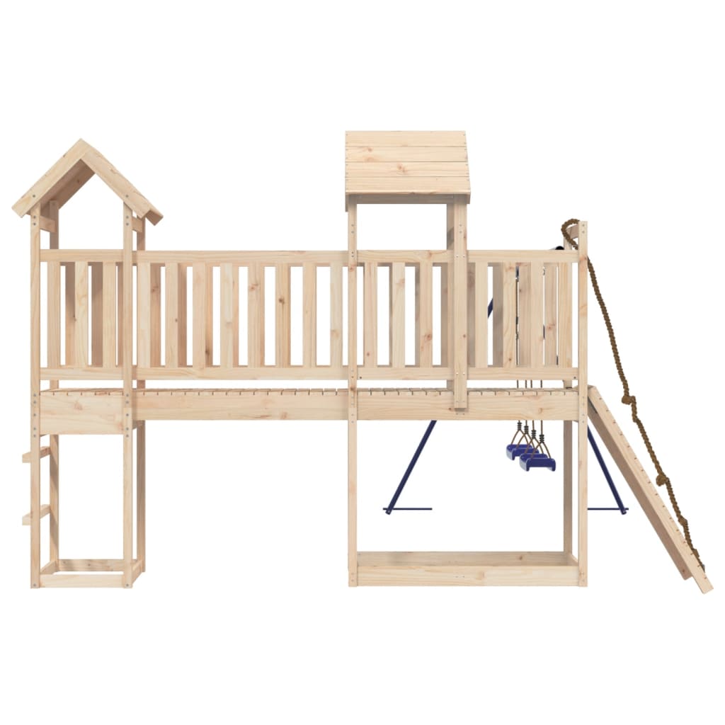 Aire De Jeux Extérieure Double Balancoire